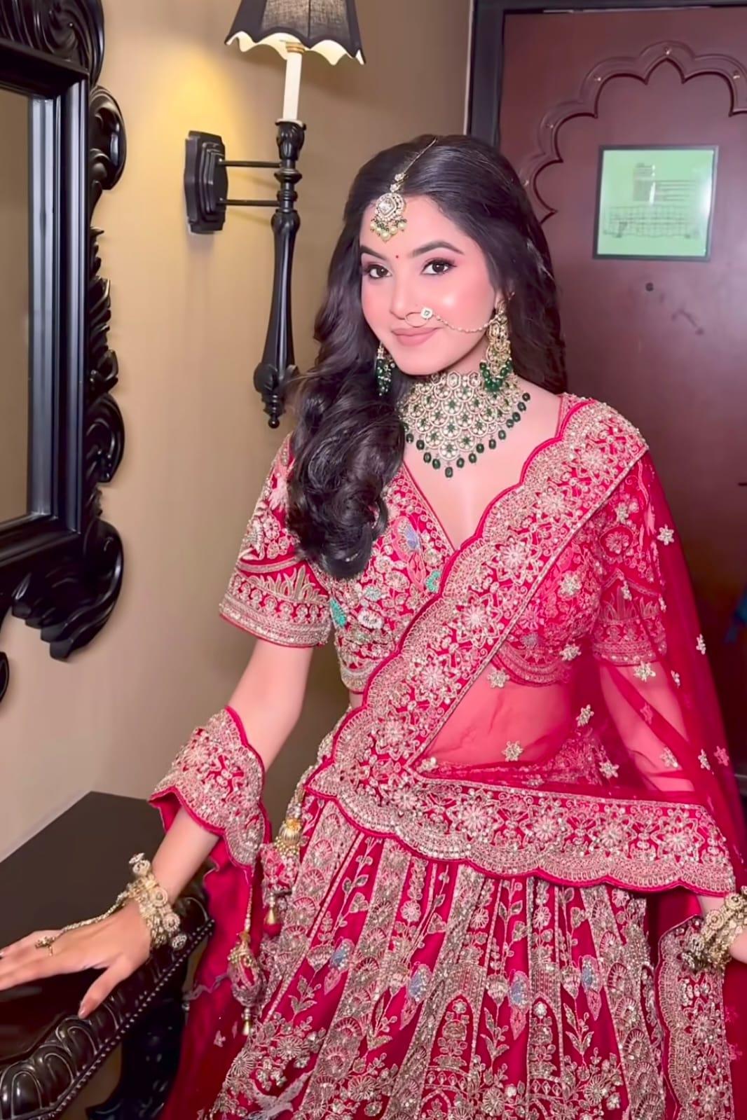 Red Bridal Lehenga